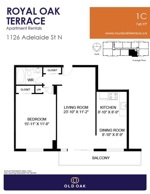 1126 Adelaide Street North 1-2 Beds Apartment, Affordable for Rent - Photo Gallery 14